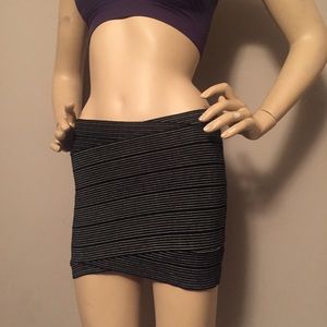 Beautiful striped mini skirt